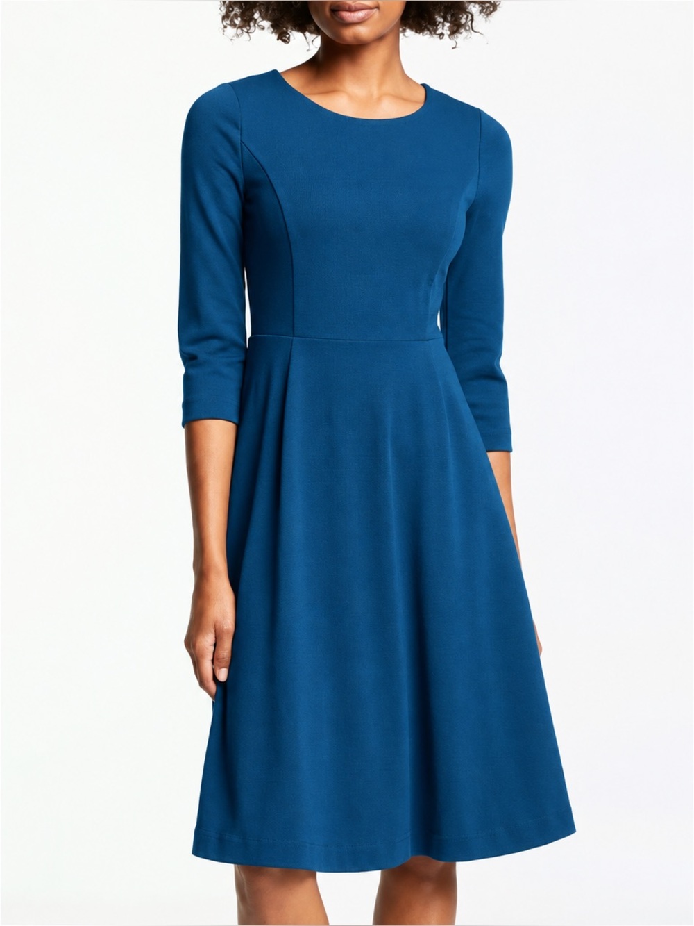 Boden Blue Ponte Irene Skater Dress Size 10L